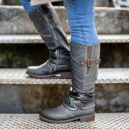 Serafina Women's Over-the-Knee High Heel Winter Boots