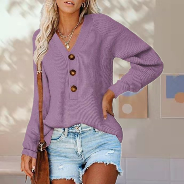 Comfortable Knitted Sweater Casual Modern