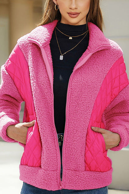 Soft Women's Cardigan Plush Jacket Long Sleeve