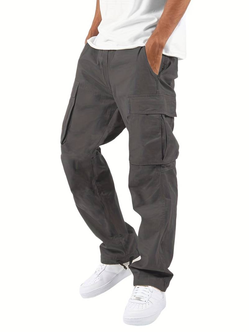 Men's Trousers Cotton Durable Multi-pocket