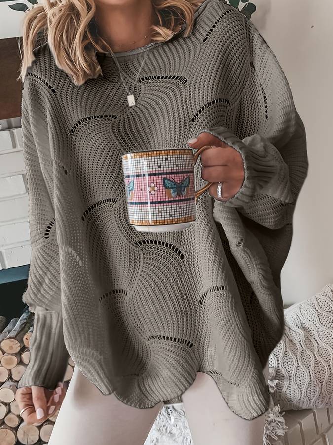 Simple Knitted Pullover Casual Style