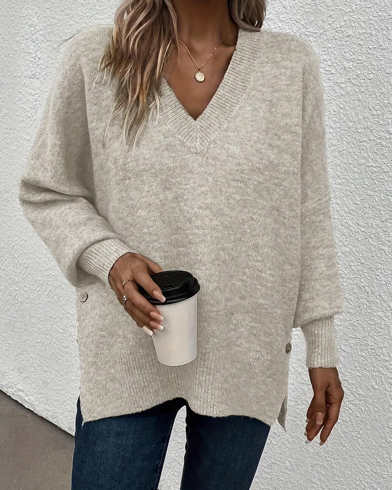 Elegant Dress V-Neck Bib