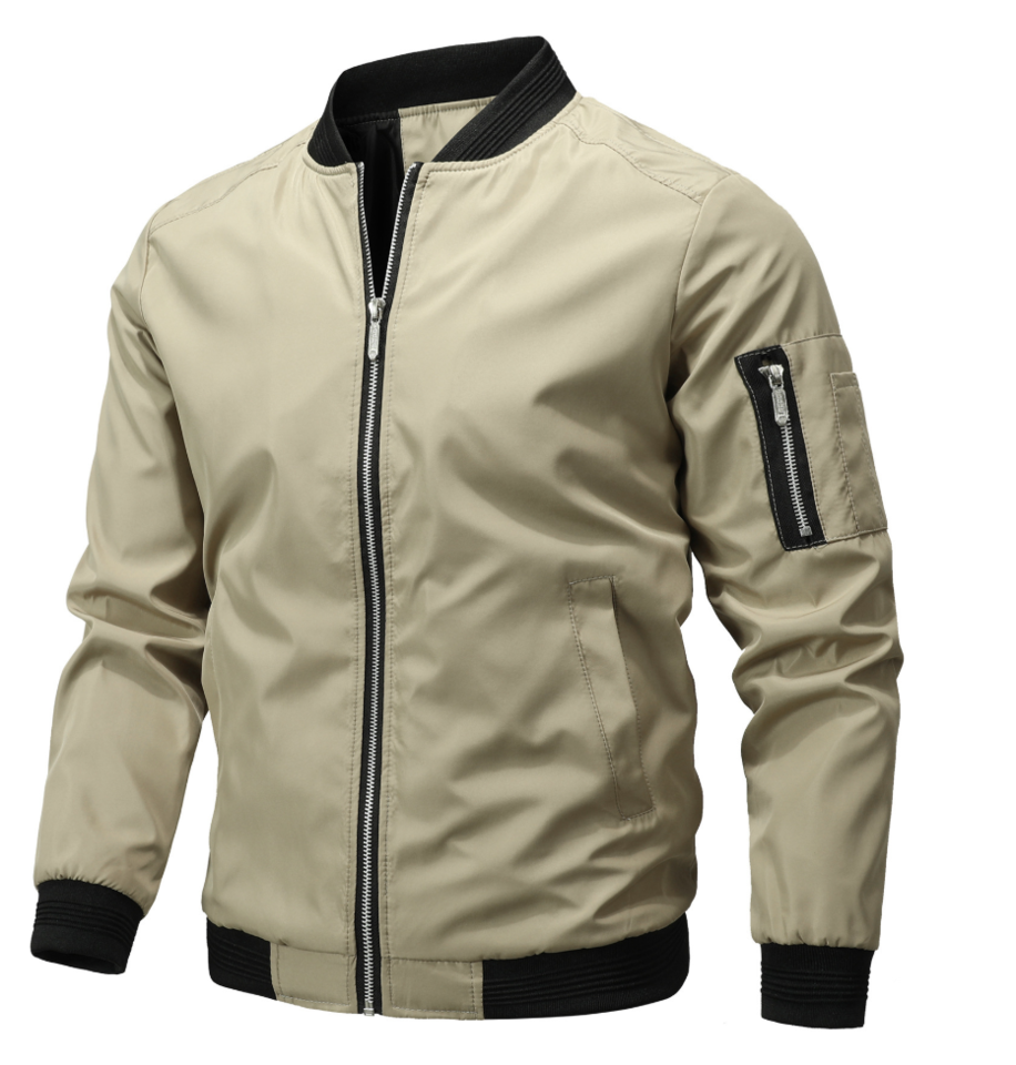 Men's Lightweight Sporty Bomber Jacket