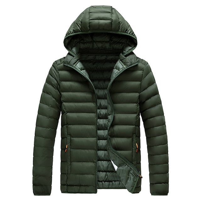 Men's Winter Jacket Lightly Padded Insulated