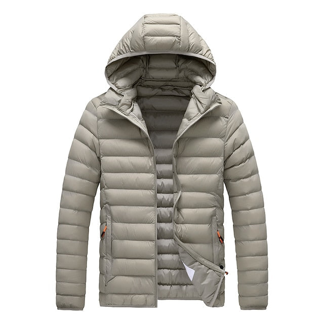 Men's Winter Jacket Lightly Padded Insulated