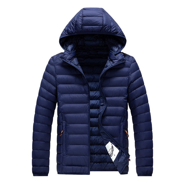 Men's Winter Jacket Lightly Padded Insulated