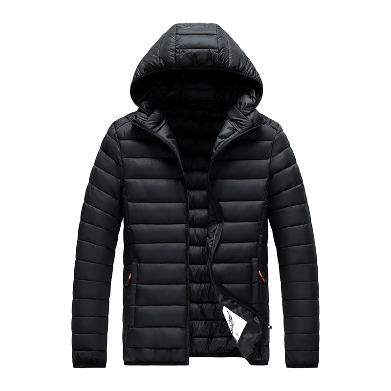 Men's Winter Jacket Lightly Padded Insulated