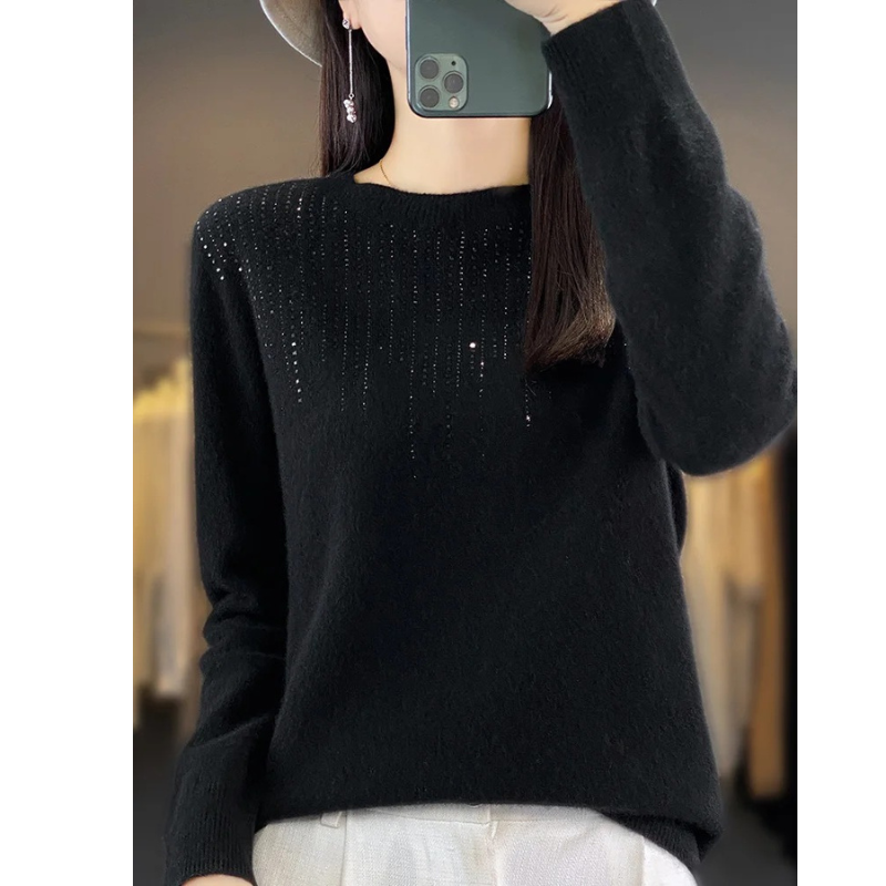 Women's Soft Glitter Jumper