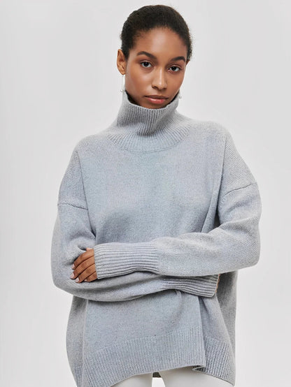 Stylish Women's Warm Turtleneck Sweater