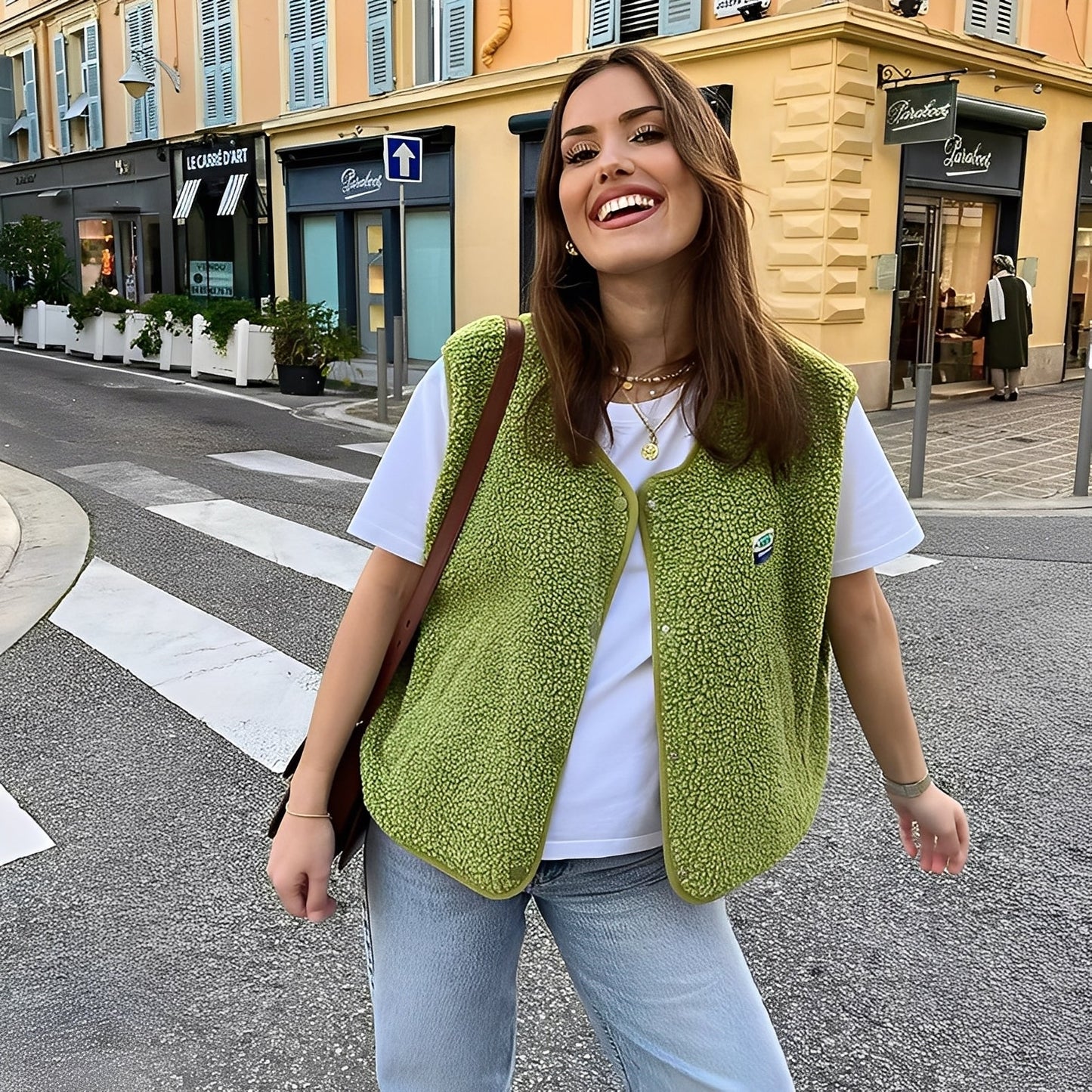 Women's Fleece Vest Comfortable Warm