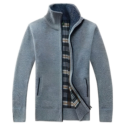 Stylish Men's Cardigan Soft Fleece