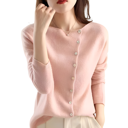 Comfortable Cardigan Women Wool Long Sleeve
