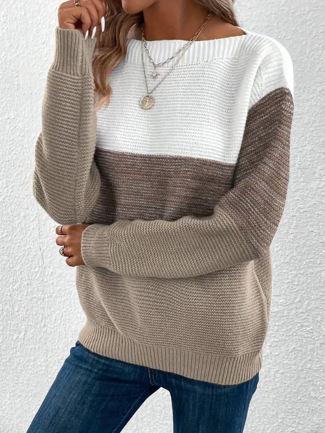Elegant Women's Sweaters Long Sleeve Oversized