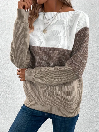 Elegant Women's Sweaters Long Sleeve Oversized