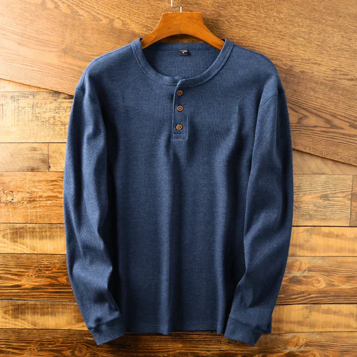 Men's Long-Sleeve Cotton Comfort T-Shirt