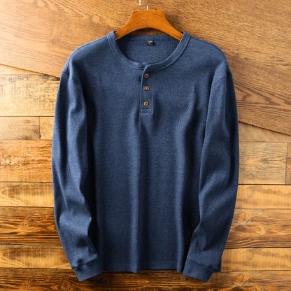 Men's Long-Sleeve Cotton Comfort T-Shirt