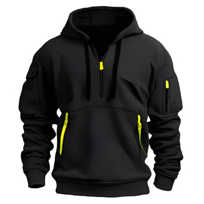 Men's Sporty Full-Zip Hoodie