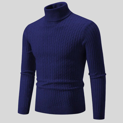 Stylish Men's Turtleneck Sweater Modern