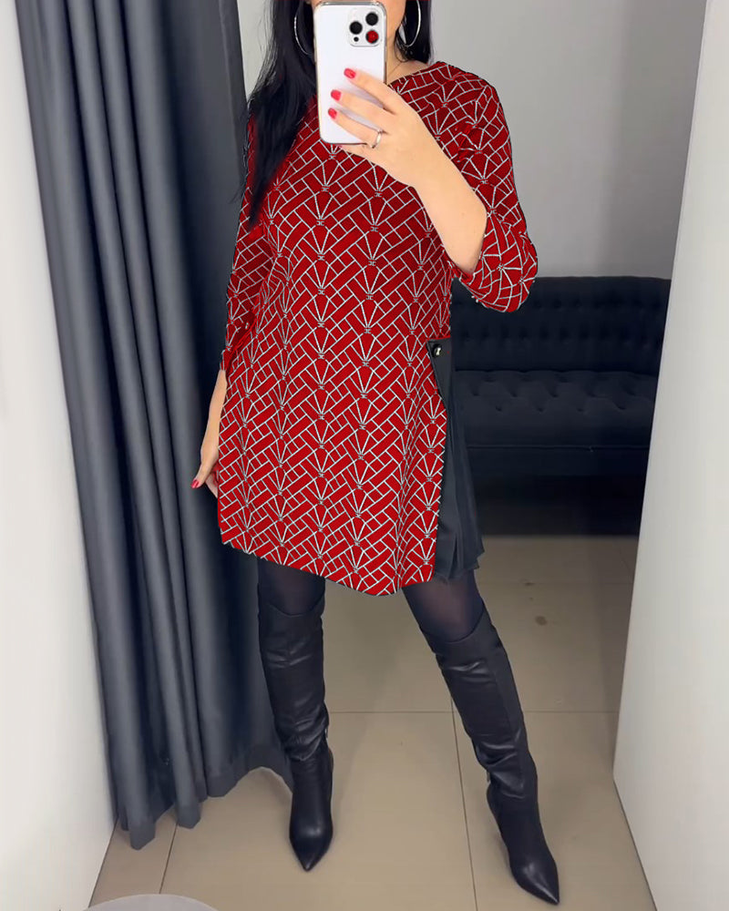 Comfortable Summer Dress Round Neck