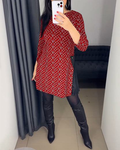 Comfortable Summer Dress Round Neck