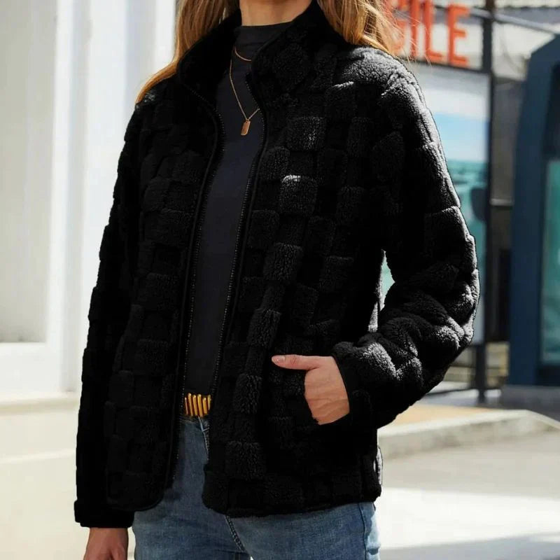 Plaid Women's Trendy Winter Jacket