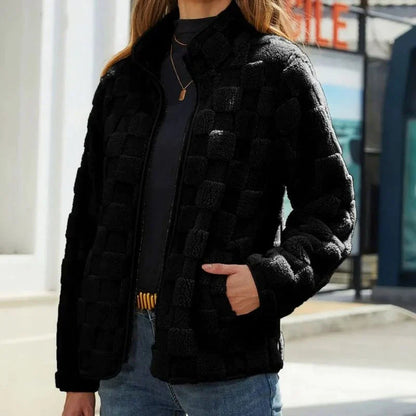 Plaid Women's Trendy Winter Jacket