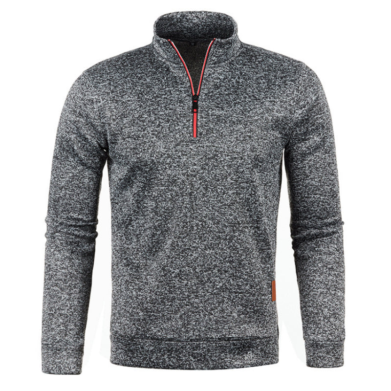 Soft Knit Sweater Women's Pullover with Polo Collar