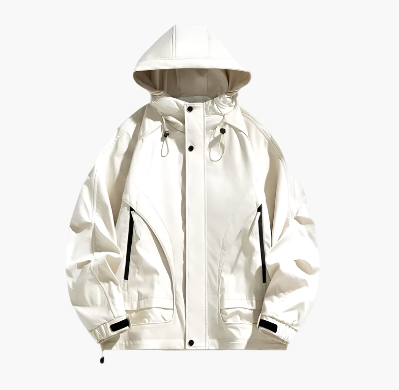 Waterproof Outdoor Jacket Sporty Functional Design