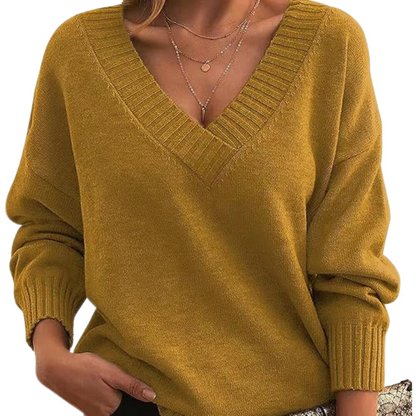 Stylish V-Neck Sweater for Women