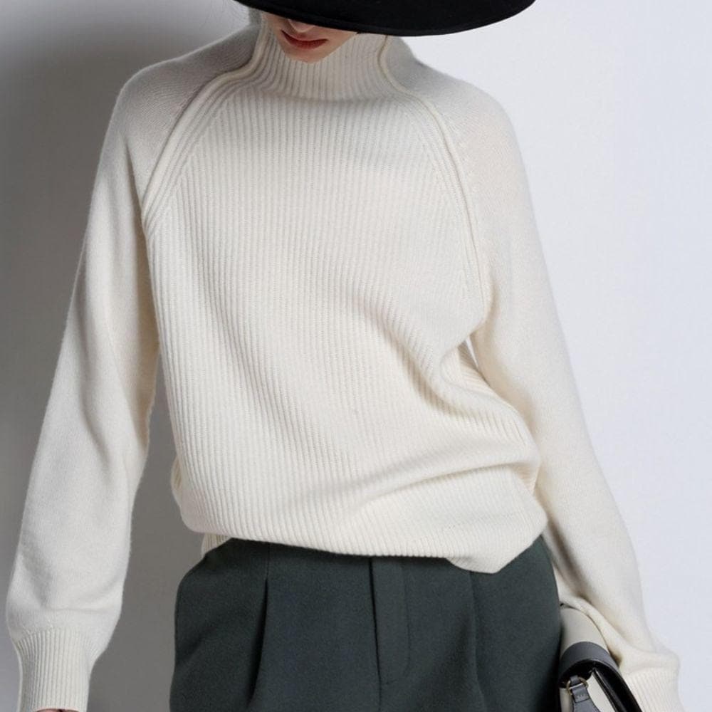 Soft Turtleneck Sweater Long Sleeve Comfortable