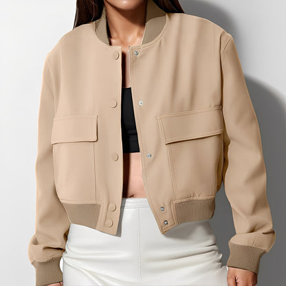 Bequeme Damenjacke Große Taschen Modern