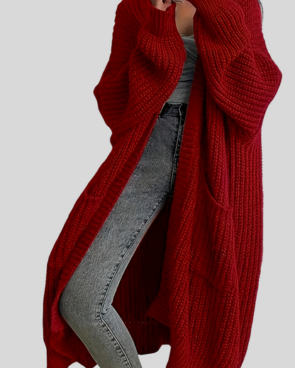 Elegant Women's Long Cardigan