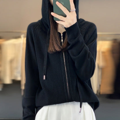 Practical Zip-Up Hoodie for Women