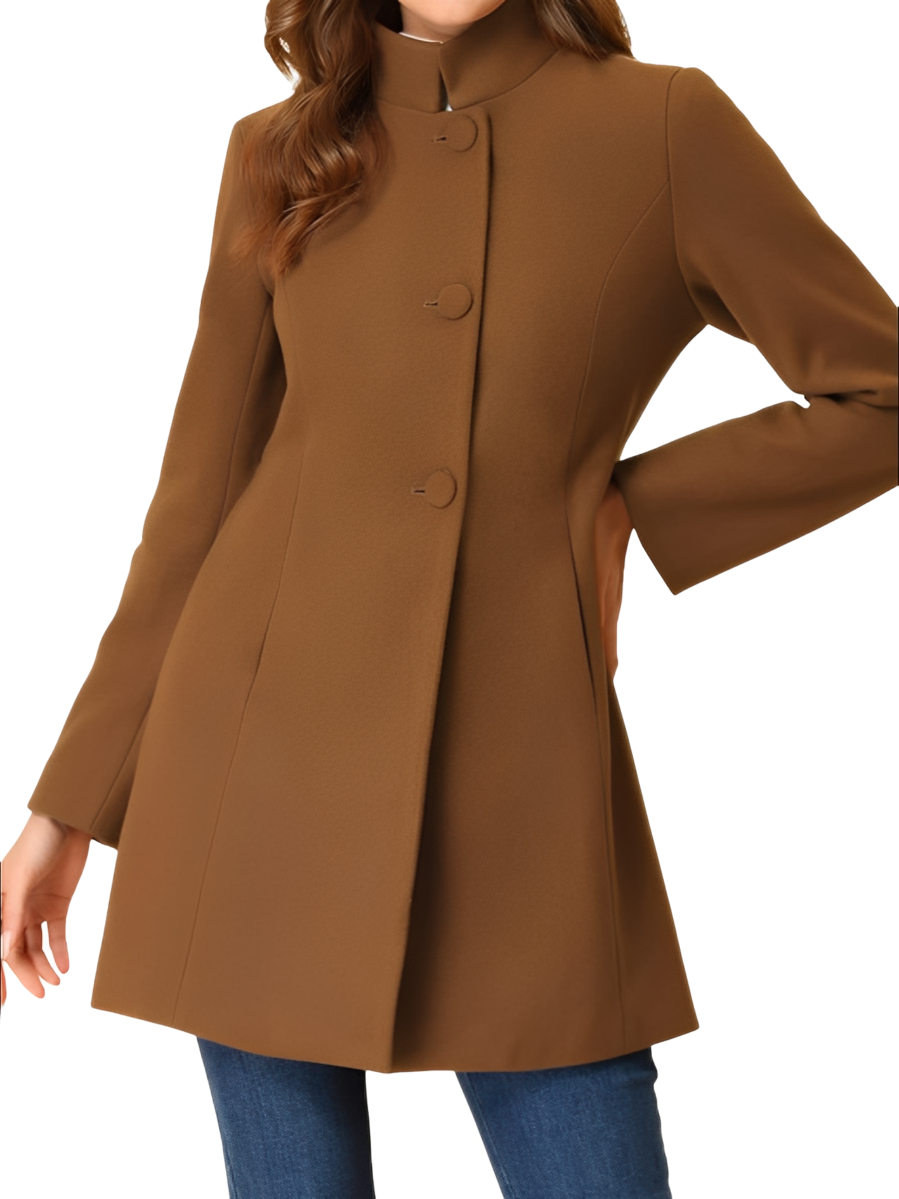 Fashionable women's jacket Tailored Buttons
