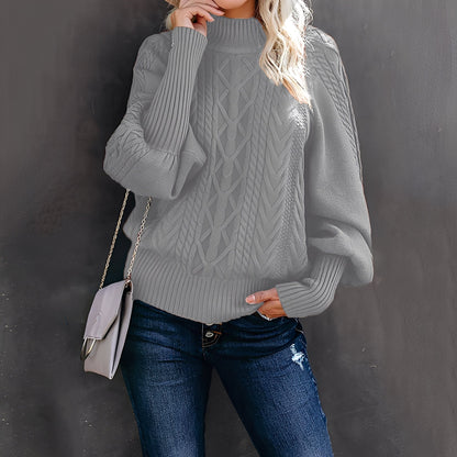 Eleganter Damen Rollkragenpullover Modern Lässig