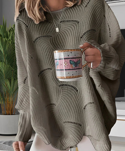 Stylish V-neck sweater for women
