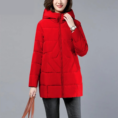 Elegant Women's Quilted Jacket Autumn Winter