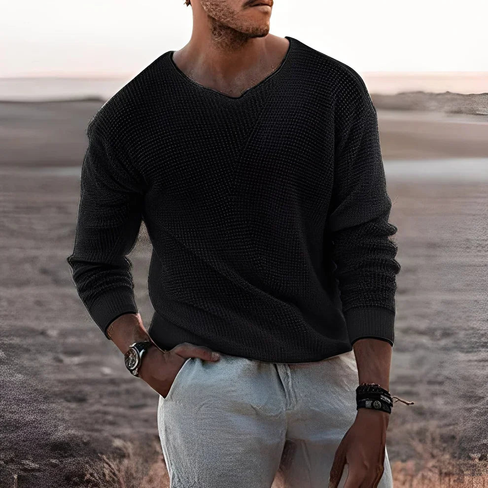 Elegant Men's Sweater Warm Cashmere