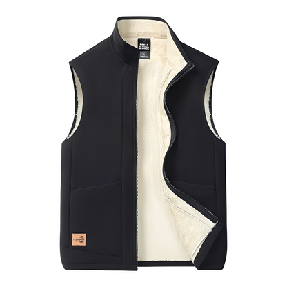 Men's Vest Warm Lined Modern