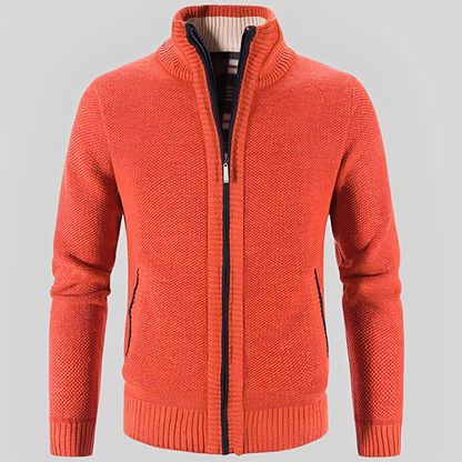 Practical Men's Zipper Cardigan