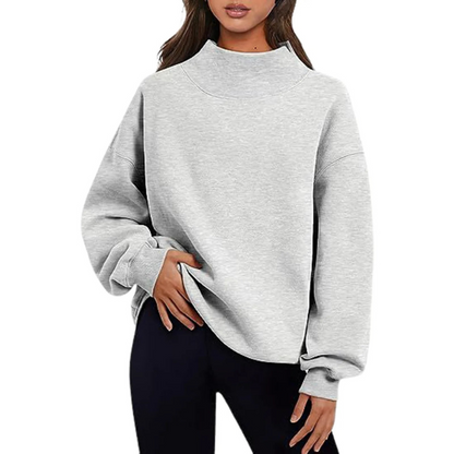 Comfortable Oversized Long-Sleeve Sweater