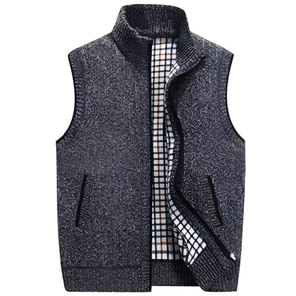 Men's Cardigan Elegant Fleece Lining
