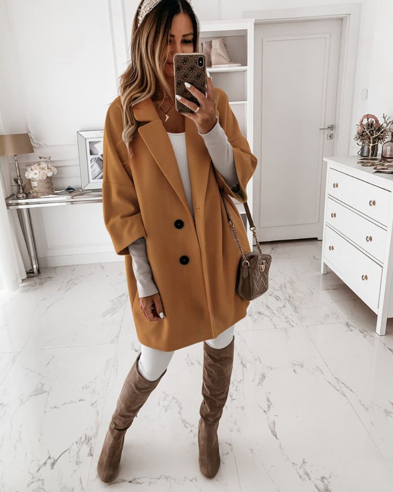 Elegant Women's Coat Trendy Design