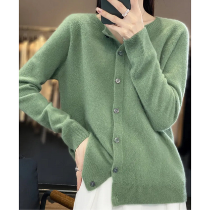 Soft Cardigan Loose Fit Buttons