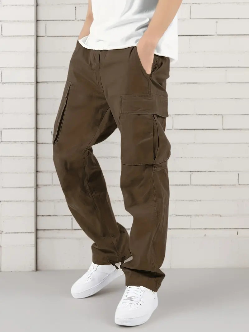 Comfortable Men's Jogging Pants With Elastic Waistband