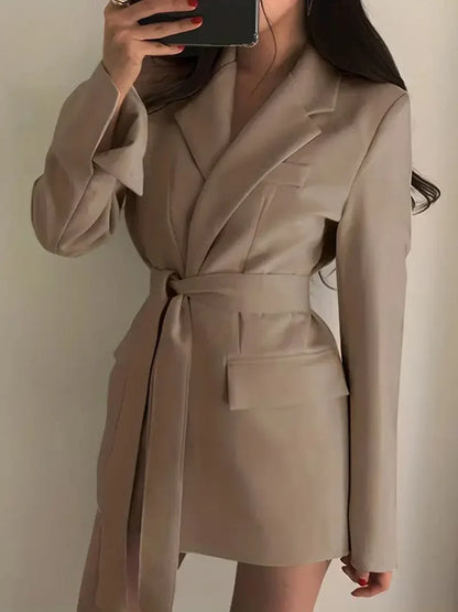 Elegant Women's Mini Blazer Dress