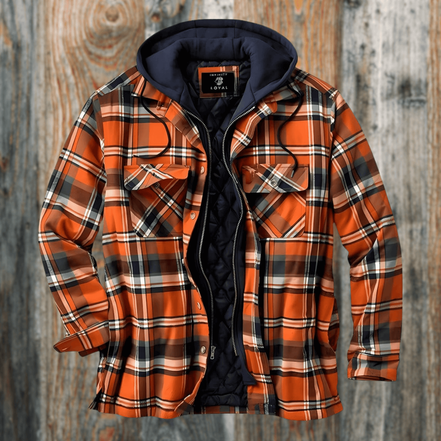 Men's Plaid Jacket Spring Autumn Cut
