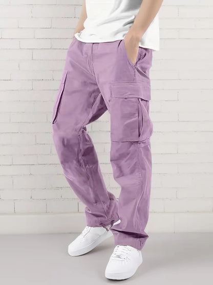 Comfortable Men's Jogging Pants With Elastic Waistband