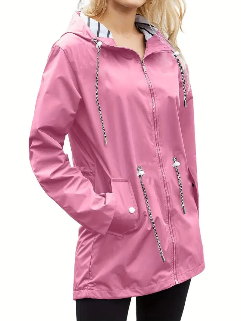 Waterproof Rain Jacket Winter Warm Elegant