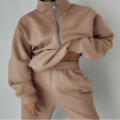 Women's Sweatshirt Autumn Tracksuit Set